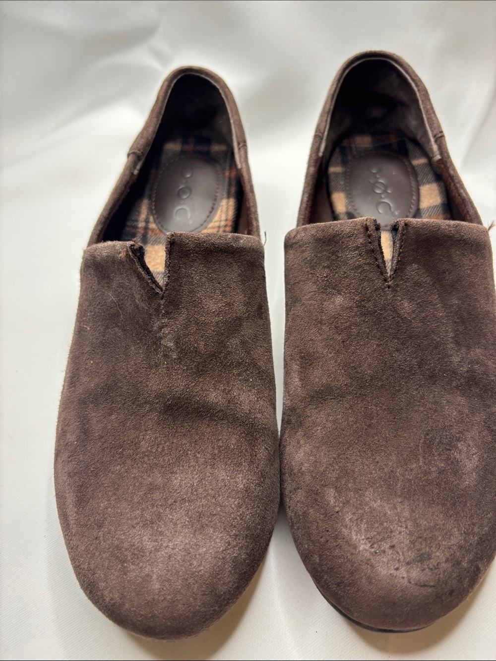 boc Women's Brown Suede Slip-On Loafers